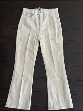 Spanx Fitsense Kickflare Jean Linen NWT